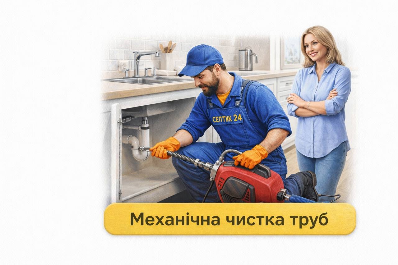 Механiчна чистка труб